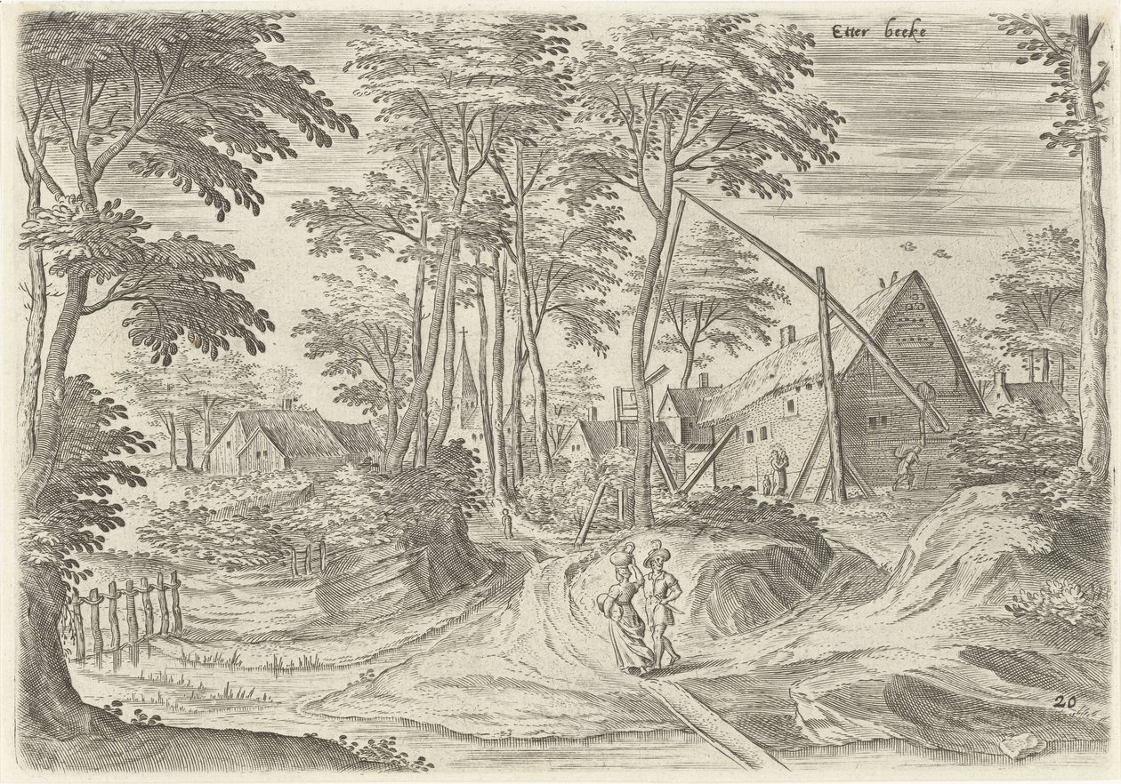 Ansicht von Etterbeek von Hans Collaert (I)