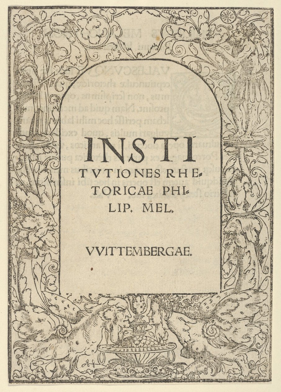 Titelrahmen, frühes 16. Jahrhundert von Hans Cranach