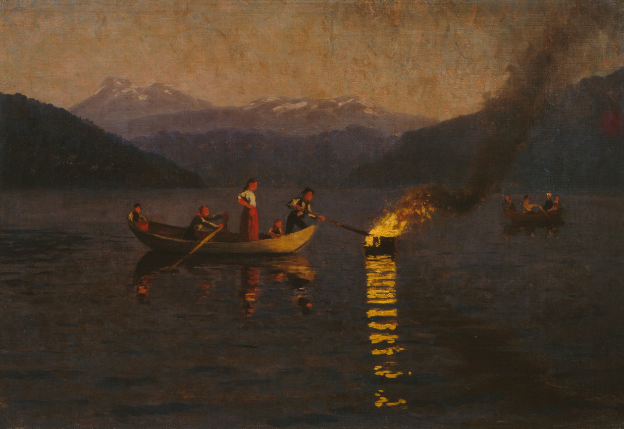 Mittsommernacht von Hans Dahl
