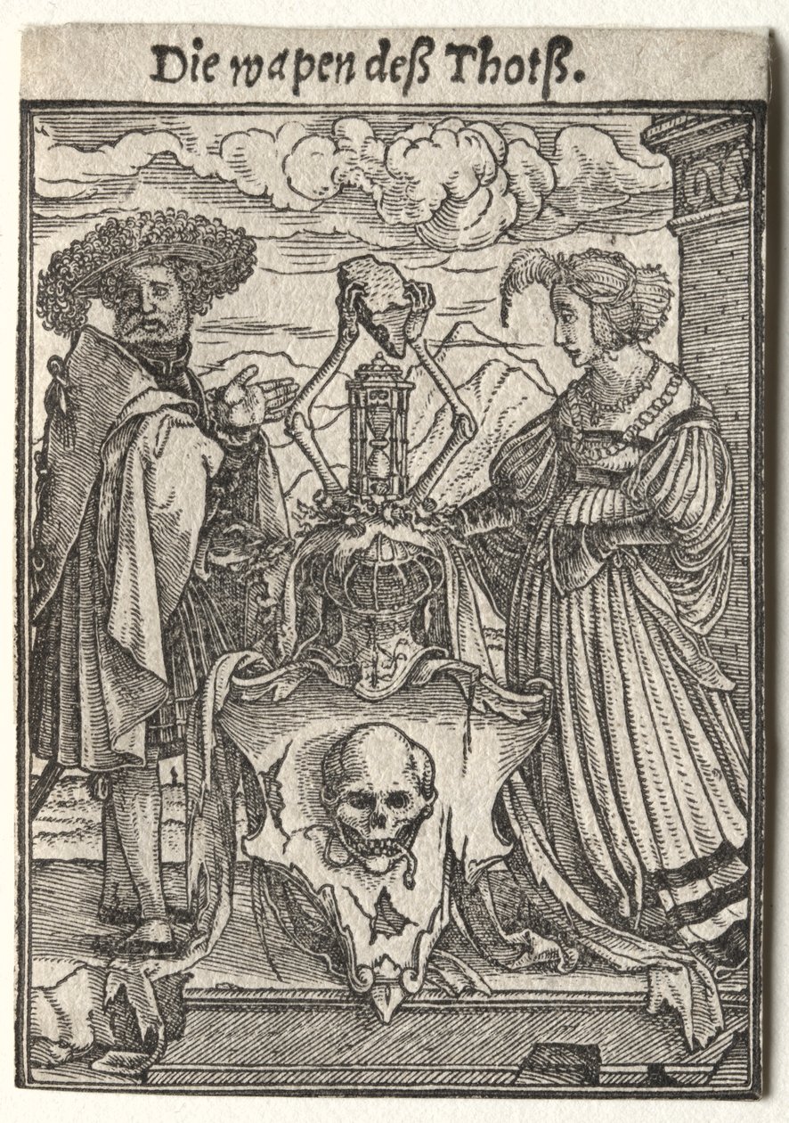 Totentanz: Das Wappen des Todes von Hans Holbein