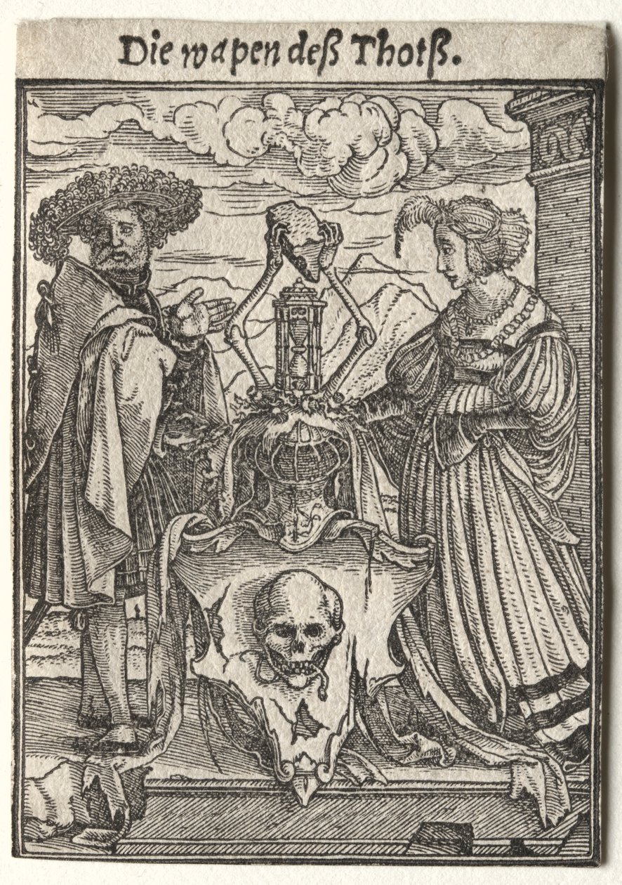 Totentanz: Das Wappen des Todes von Hans Holbein