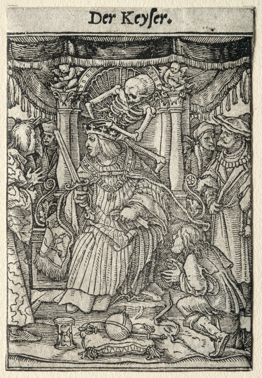 Totentanz: Der Kaiser von Hans Holbein
