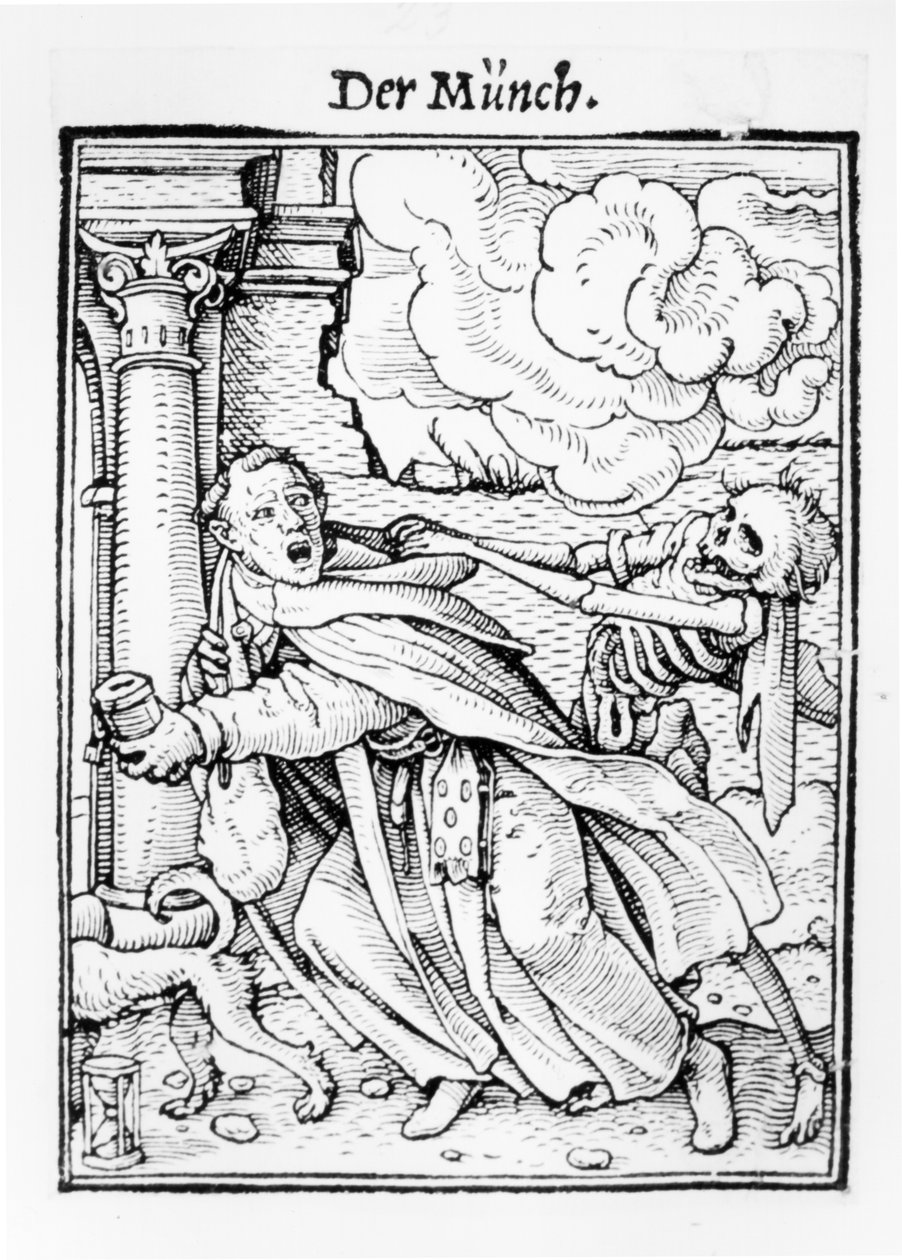 Der Tod und der Bettelmönch, aus 