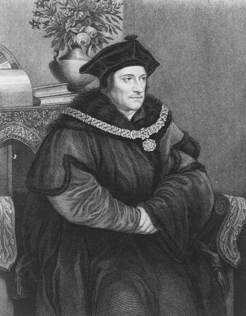 Sir Thomas More (1477-1535) von Hans Holbein der Jüngere