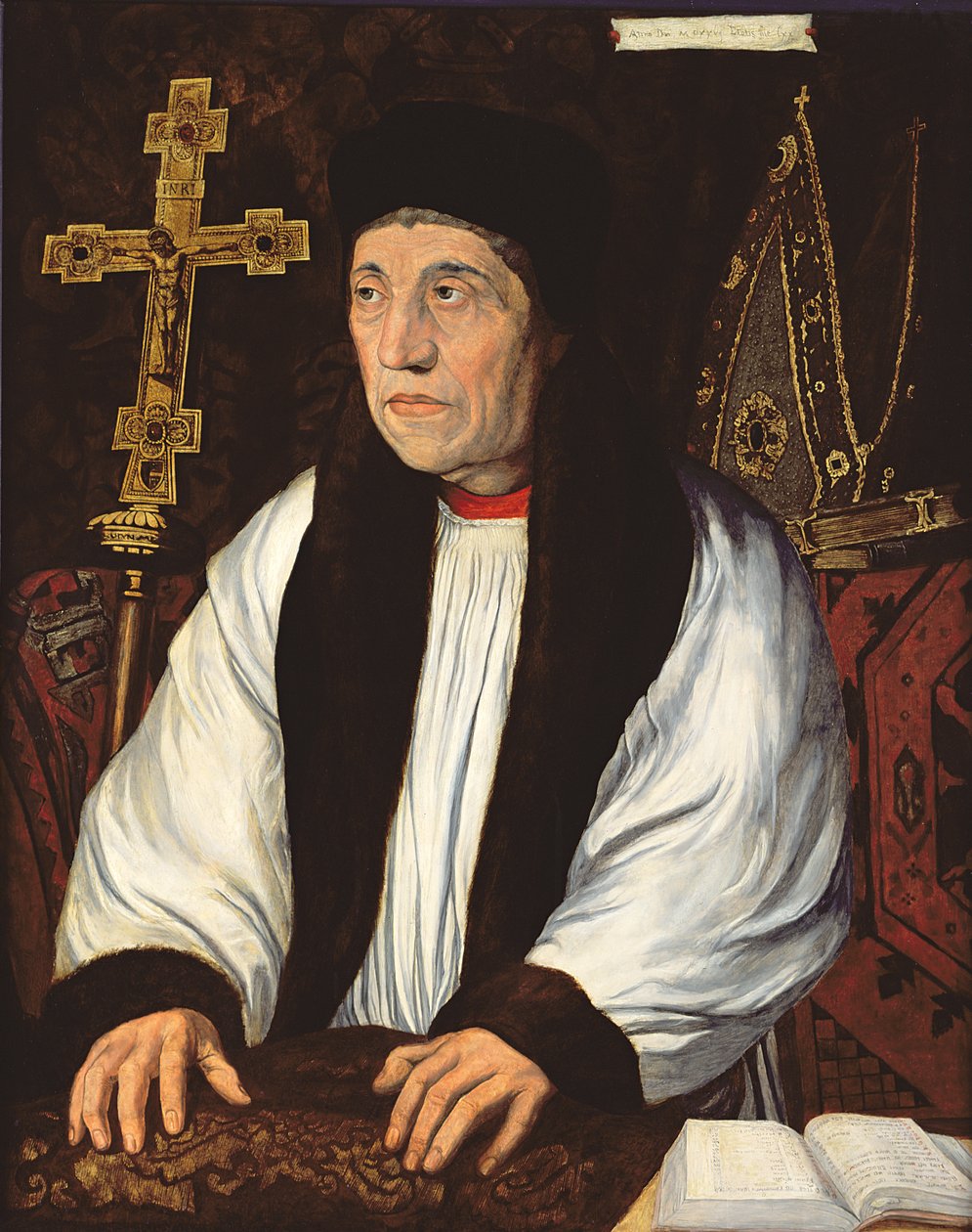 William Warham, Erzbischof von Canterbury, 1850 von Hans Holbein der Jüngere