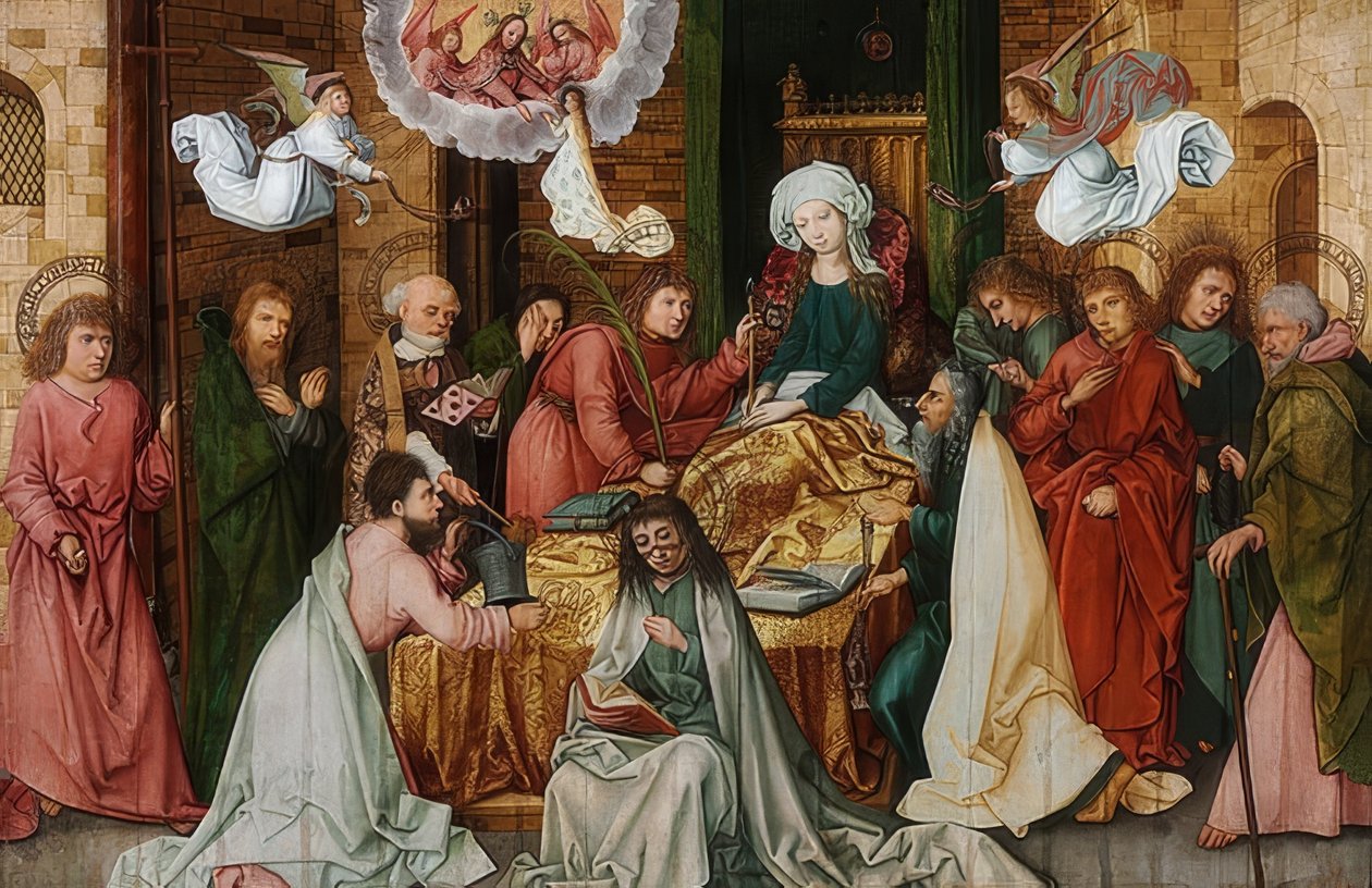 Der Tod der Gottesmutter Maria von Hans Holbein the Elder