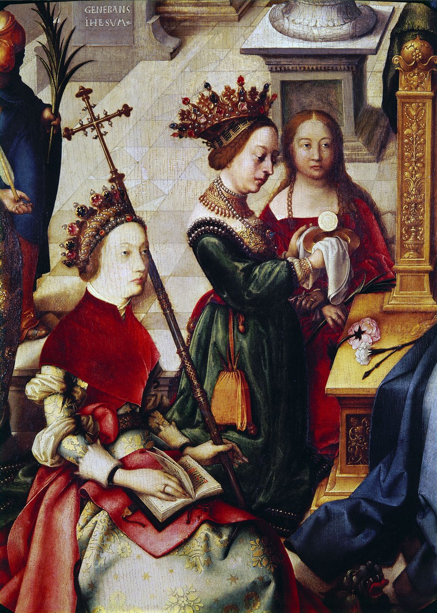 Der Brunnen des Lebens (Detail) von Hans Holbein the Elder