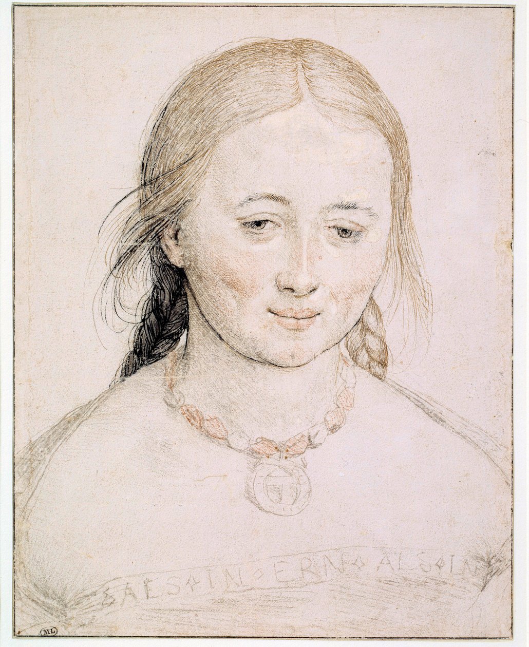 Kopf einer jungen Frau von Hans Holbein the Elder