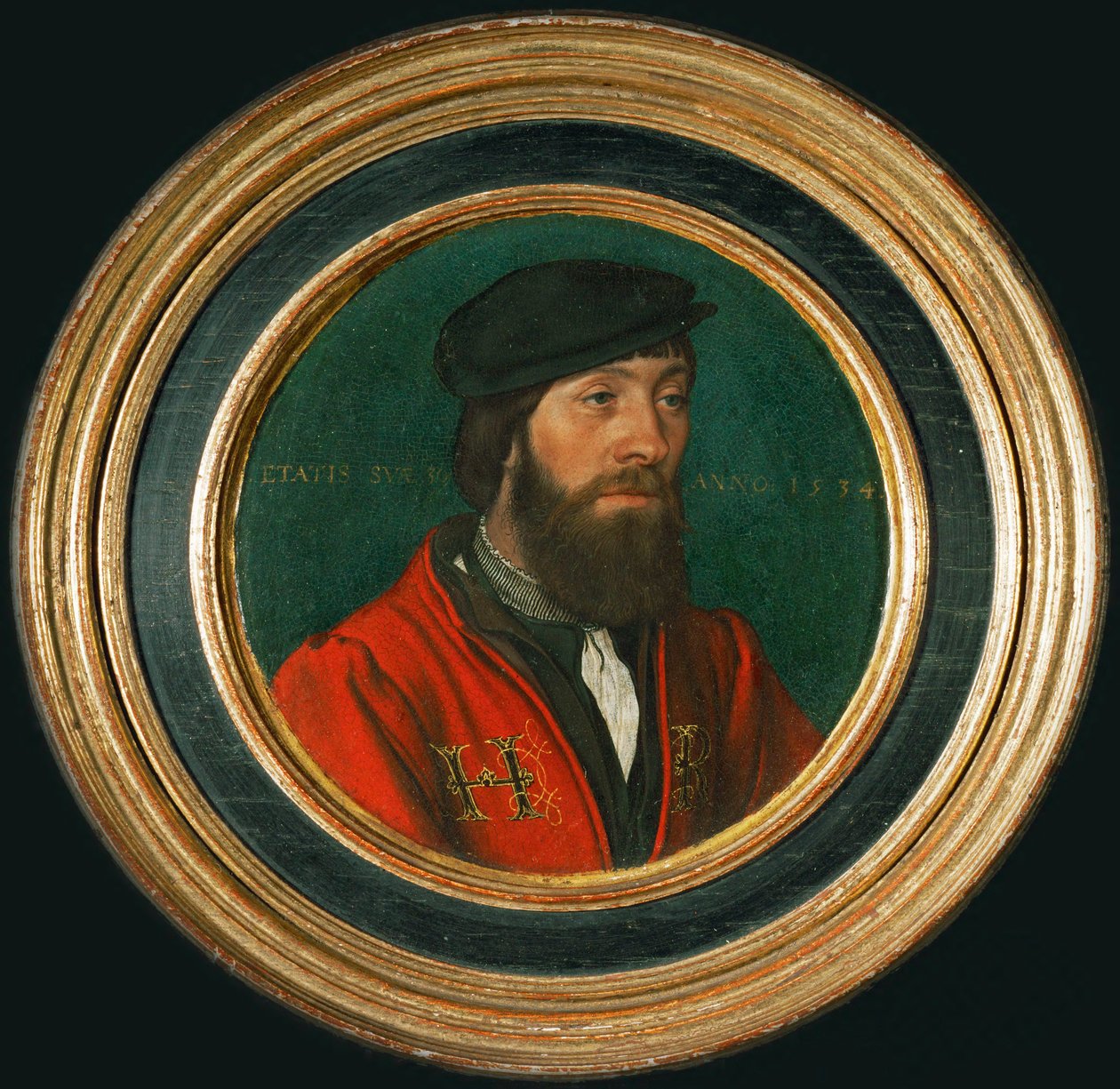 Ein Höfling von König Heinrich VIII. von Hans Holbein the Younger
