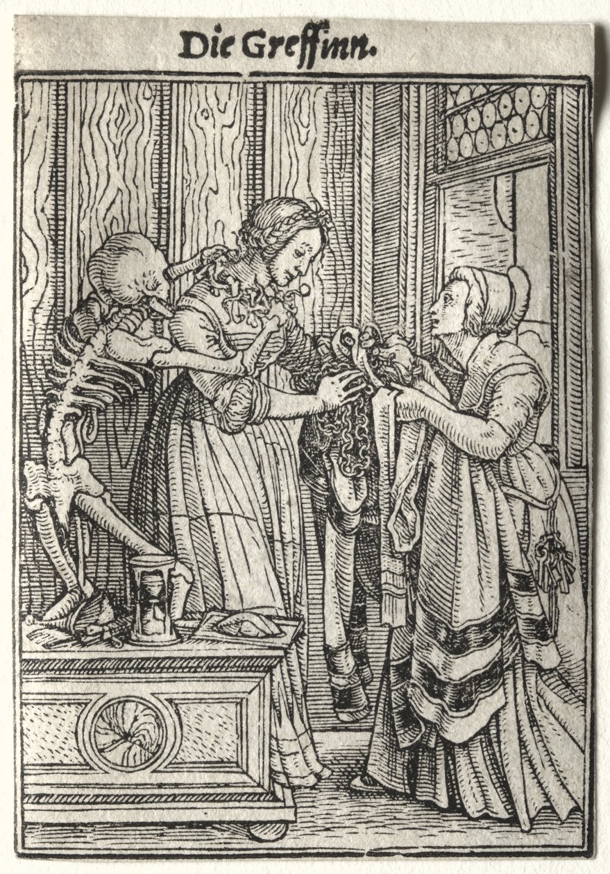 Totentanz: Die Gräfin von Hans Holbein the Younger