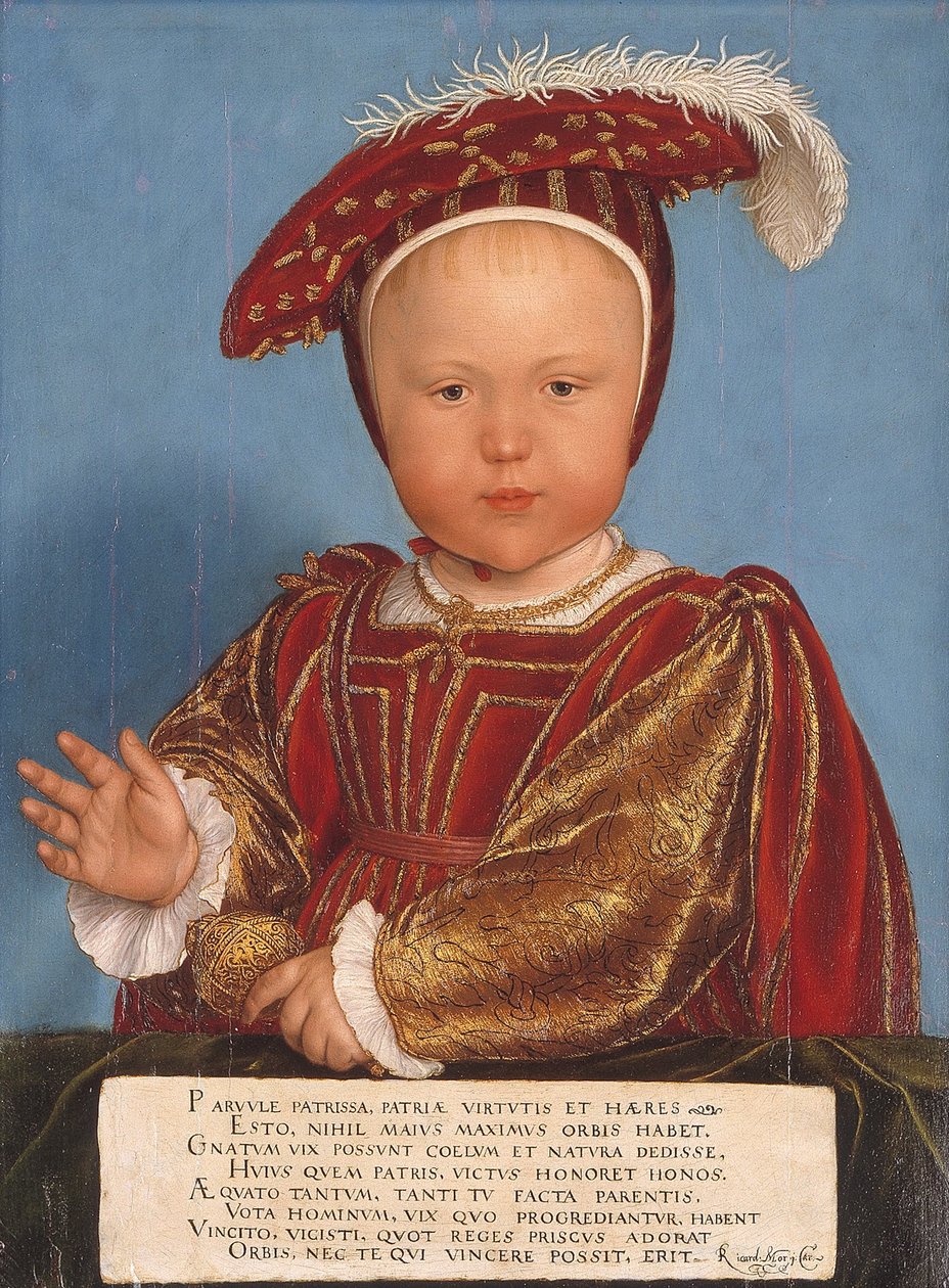 Edward, Prinz von Wales, später König Eduard VI. von Hans Holbein the Younger