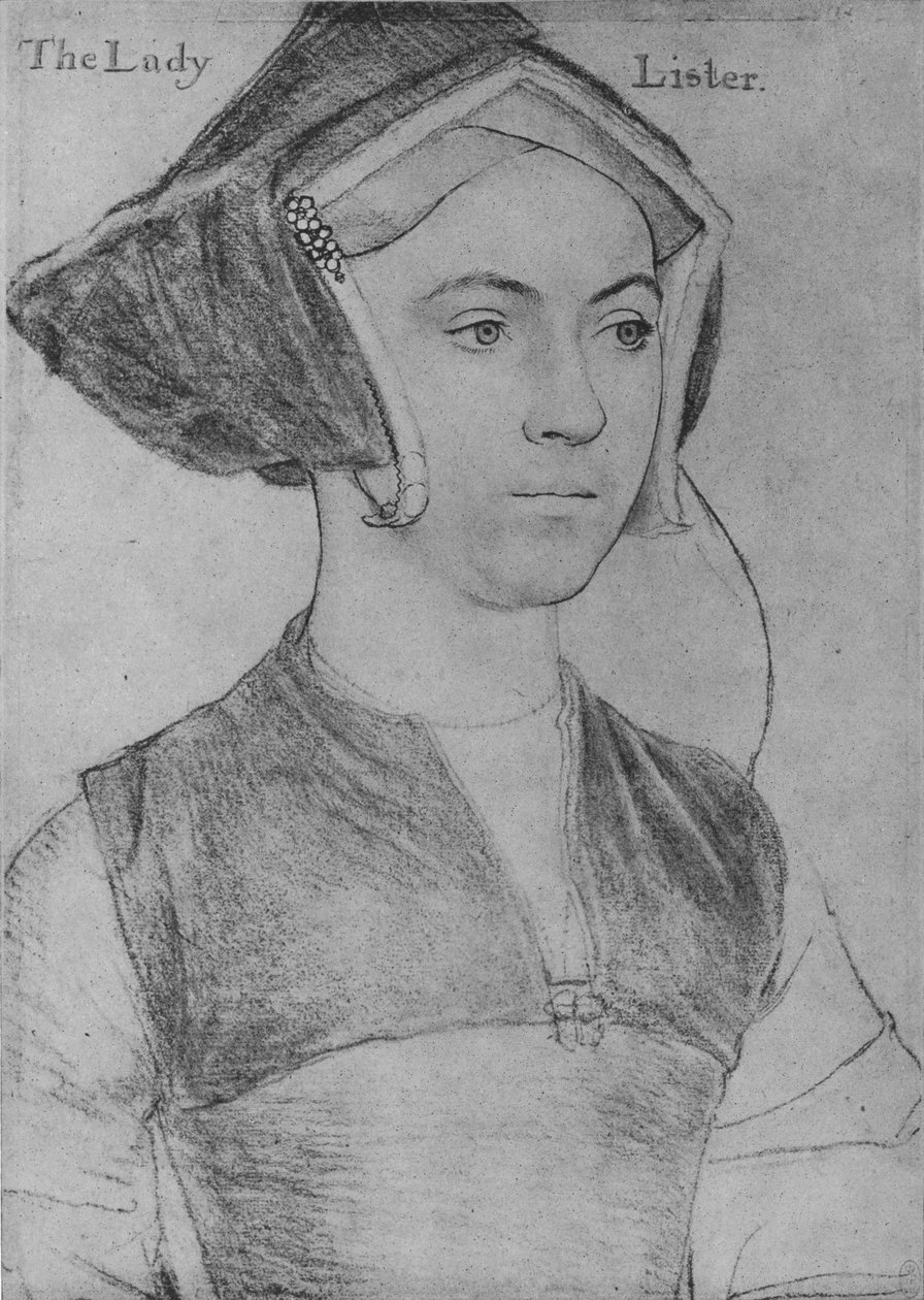 Jane, Lady Lister, um 1532-1543, 1945 von Hans Holbein der Jüngere