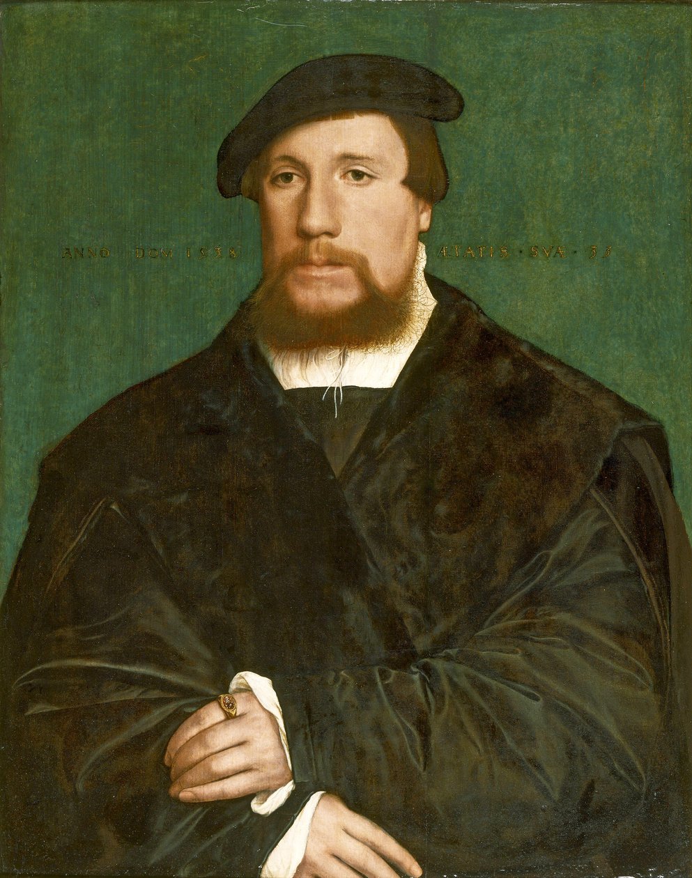 Porträt eines hanseatischen Kaufmanns, 1538 von Hans Holbein der Jüngere