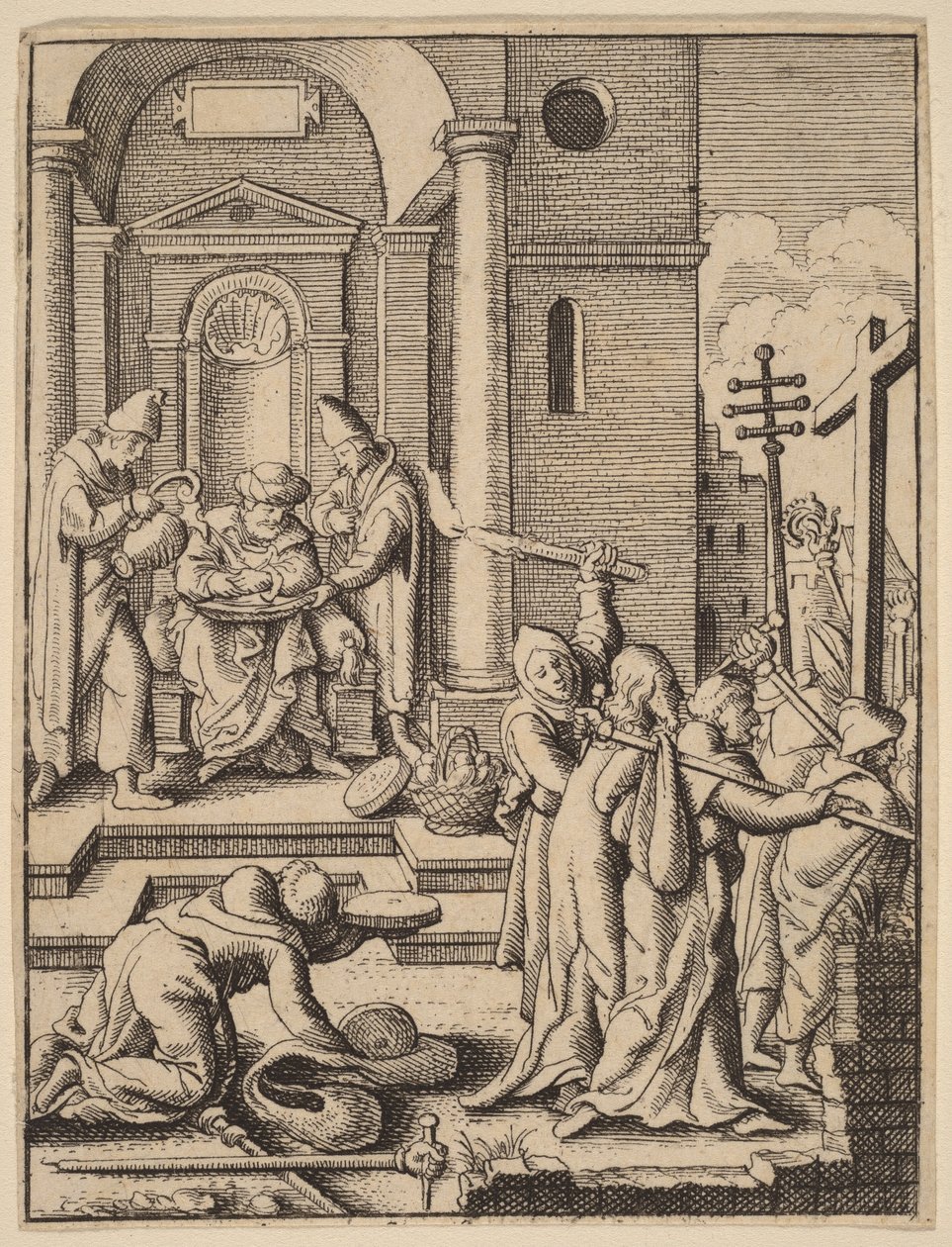 Das Händewaschen von Hans Holbein the Younger