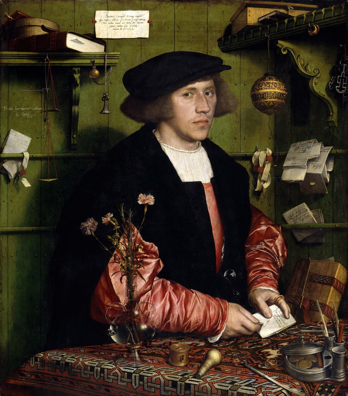 Der Kaufmann Georg Gisze (1497-1562) von Hans Holbein the Younger