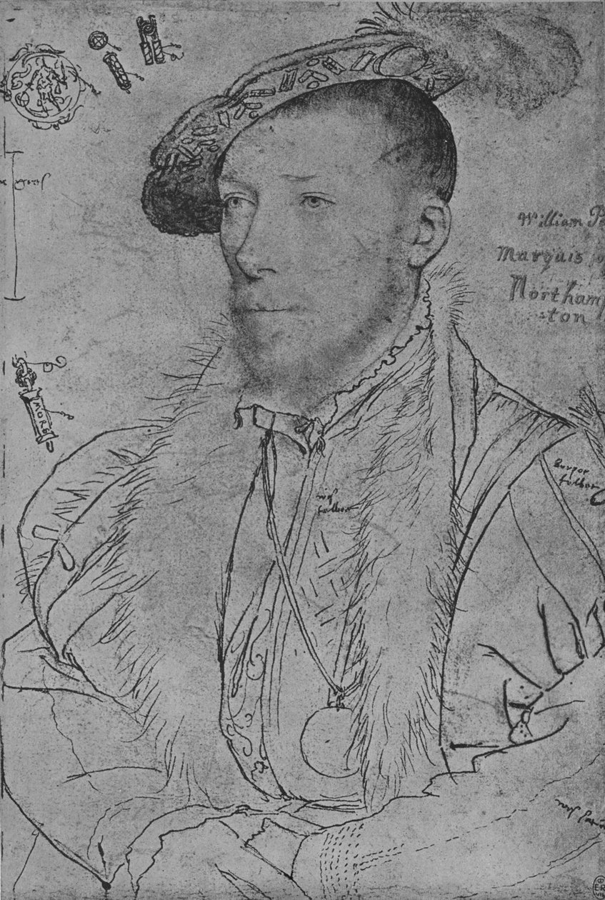 William Parr, Marquess of Northampton, um 1538-1542, 1945 von Hans Holbein der Jüngere