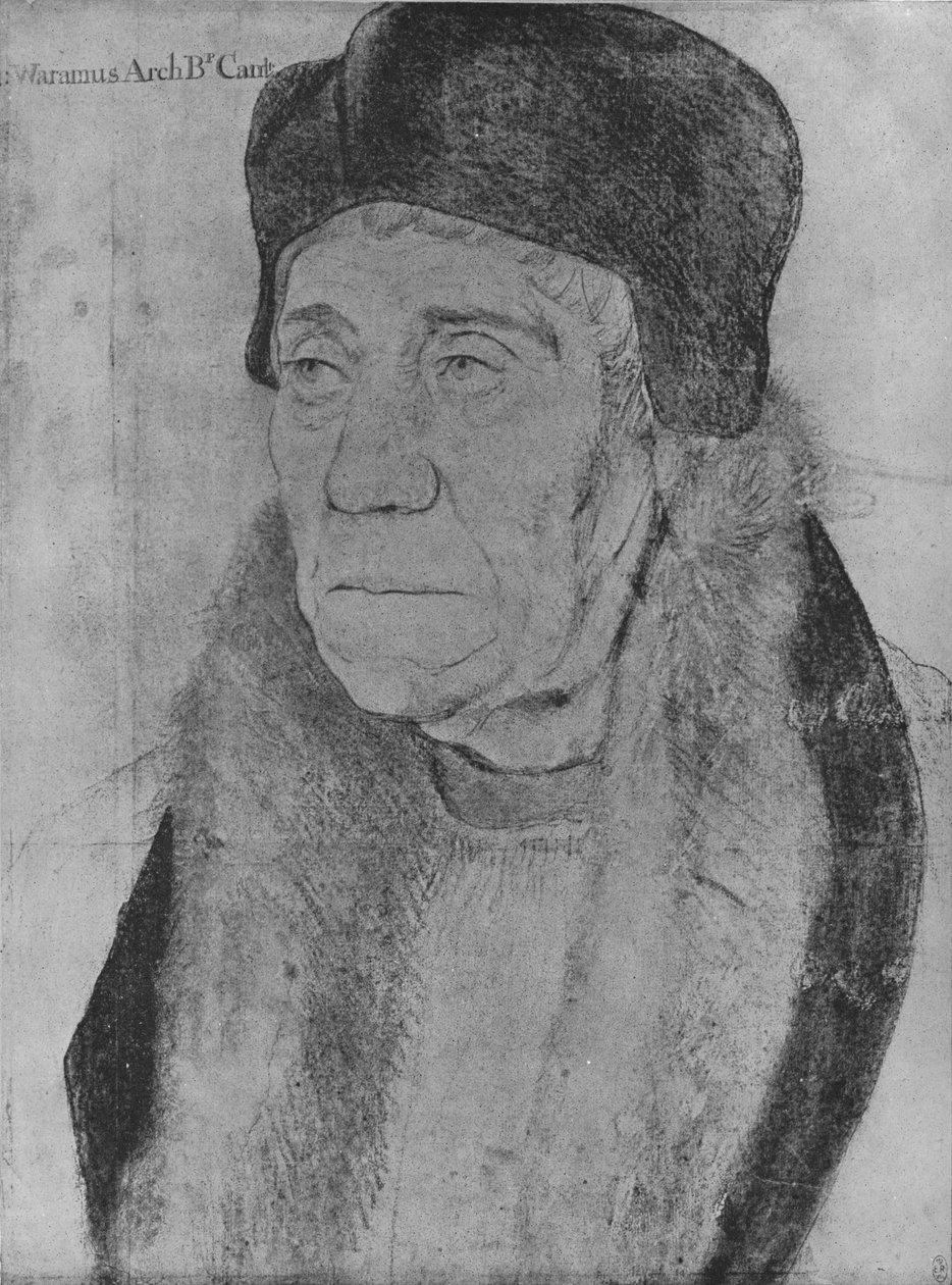 William Warham, Erzbischof von Canterbury von Hans Holbein der Jüngere