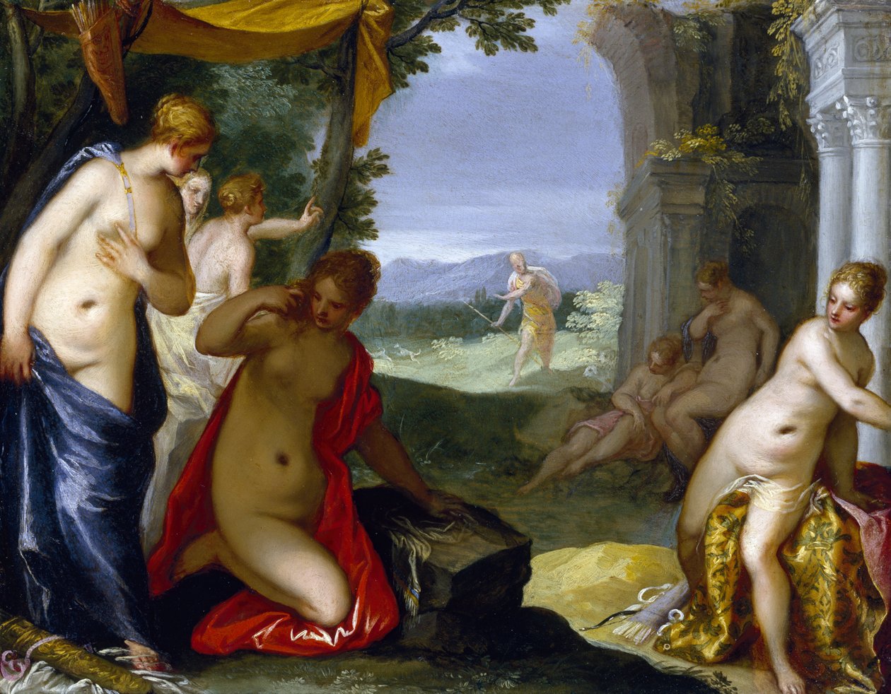 Diana und Actaeon von Hans I or Johann Rottenhammer