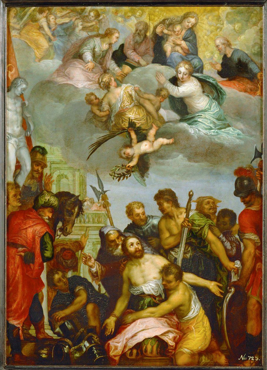 Martyrium des Heiligen Georg von Hans I or Johann Rottenhammer