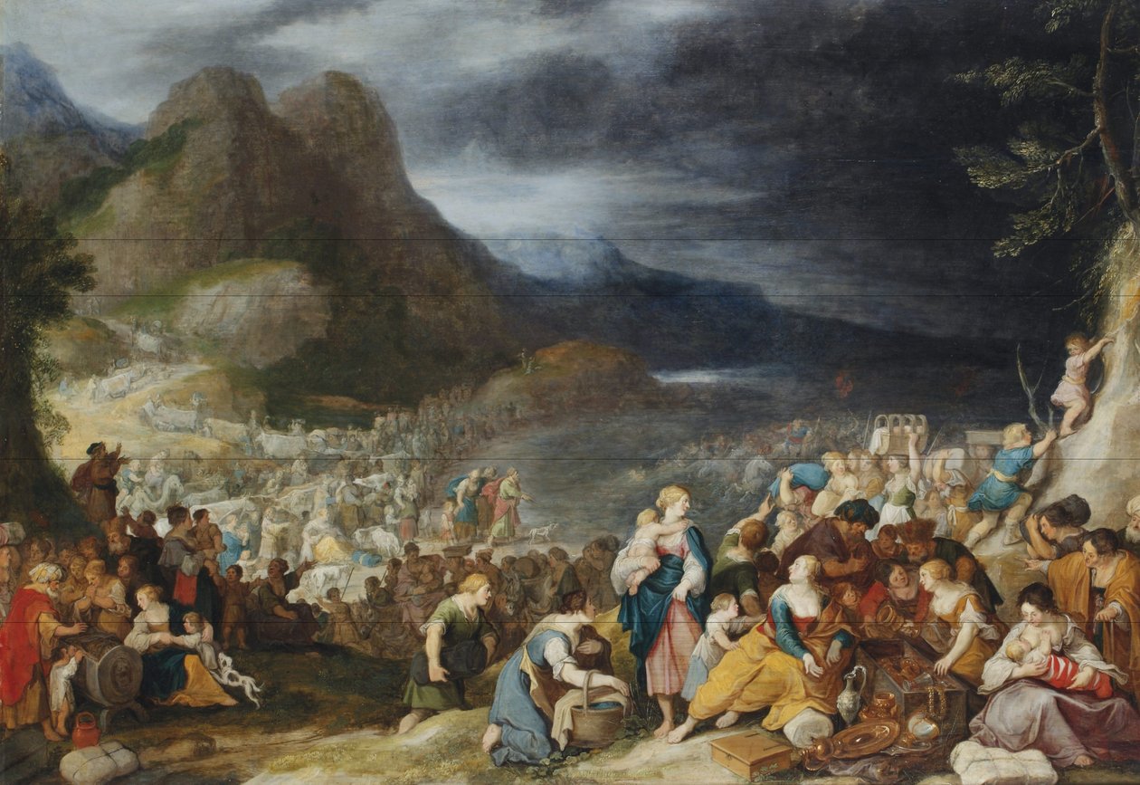 Der Durchzug durch das Rote Meer von Hans Jordaens III