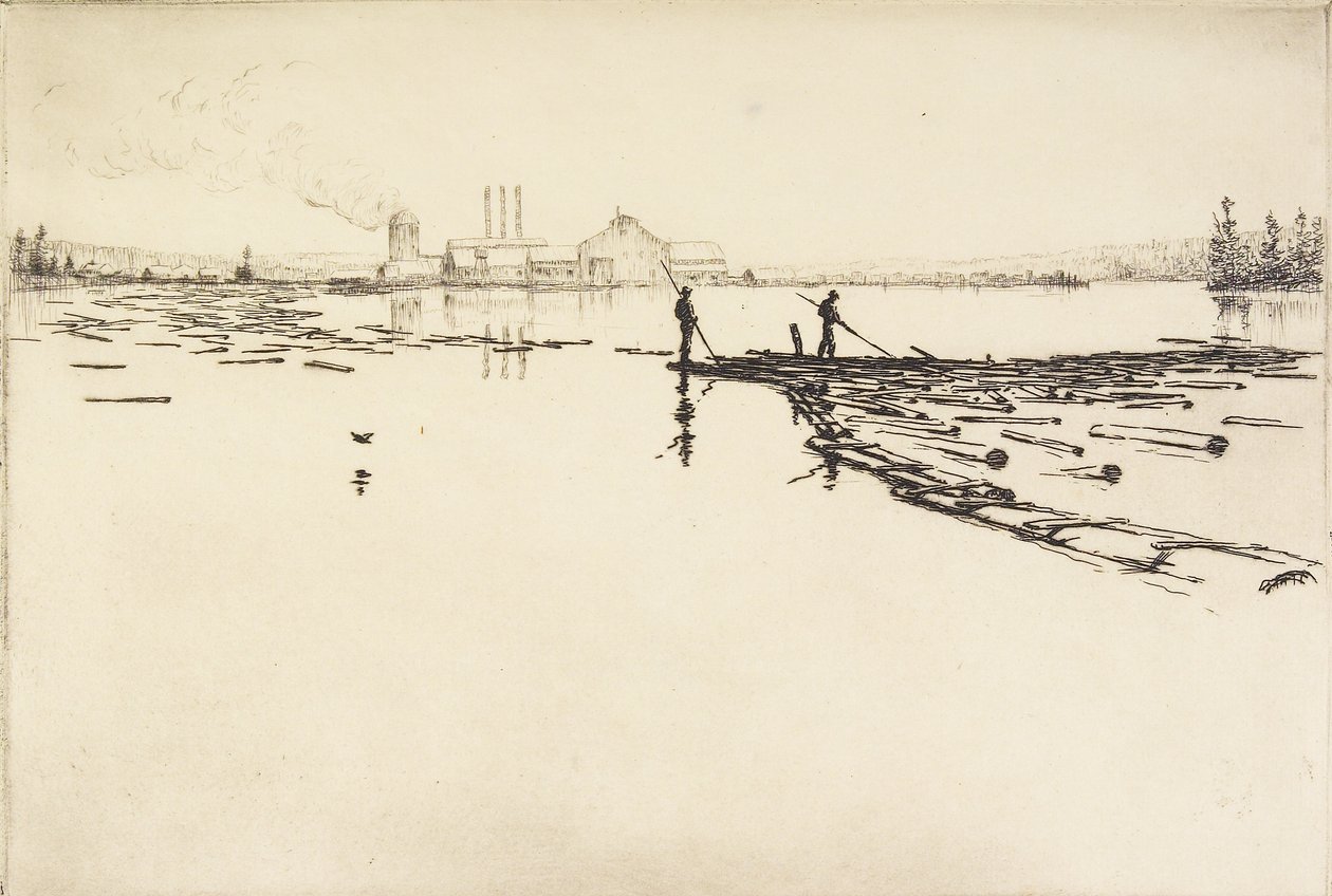 Der Holzstamm, ca.1924 von Hans Kleiber