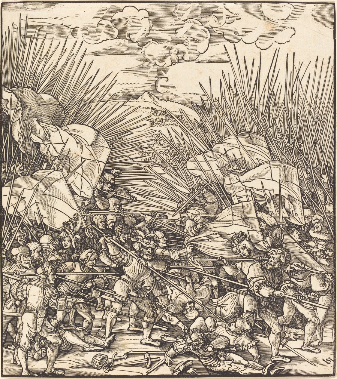 Schlacht von Cividale von Hans Leonard Schaufelein