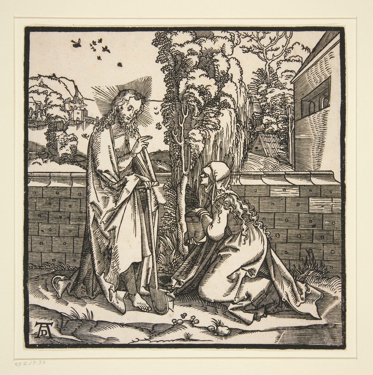 Christus und die Magdalena von Hans Leonard Schaufelein