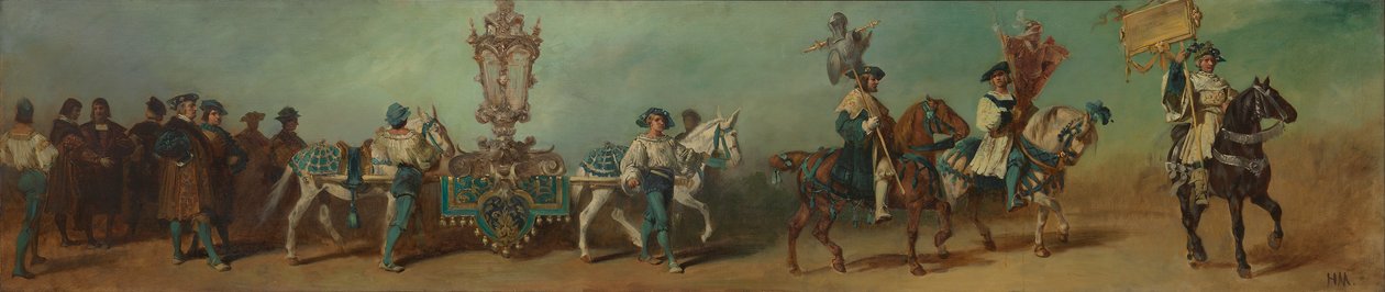 Entwurf zum Festzug 1879 - Die Spengler von Hans Makart