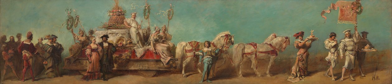 Entwurf zum Festzug 1879 - Die Zuckerbäcker von Hans Makart