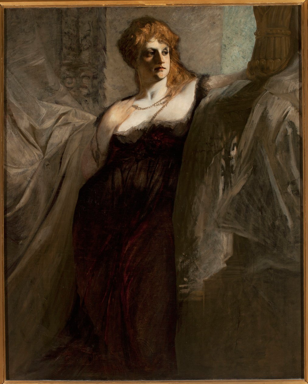 Porträt einer jungen Frau von Hans Makart