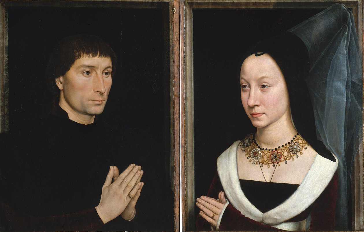 Tommaso di Folco Portinari 1428-1501, Maria Portinari..., ca. 1470 von Hans Memling
