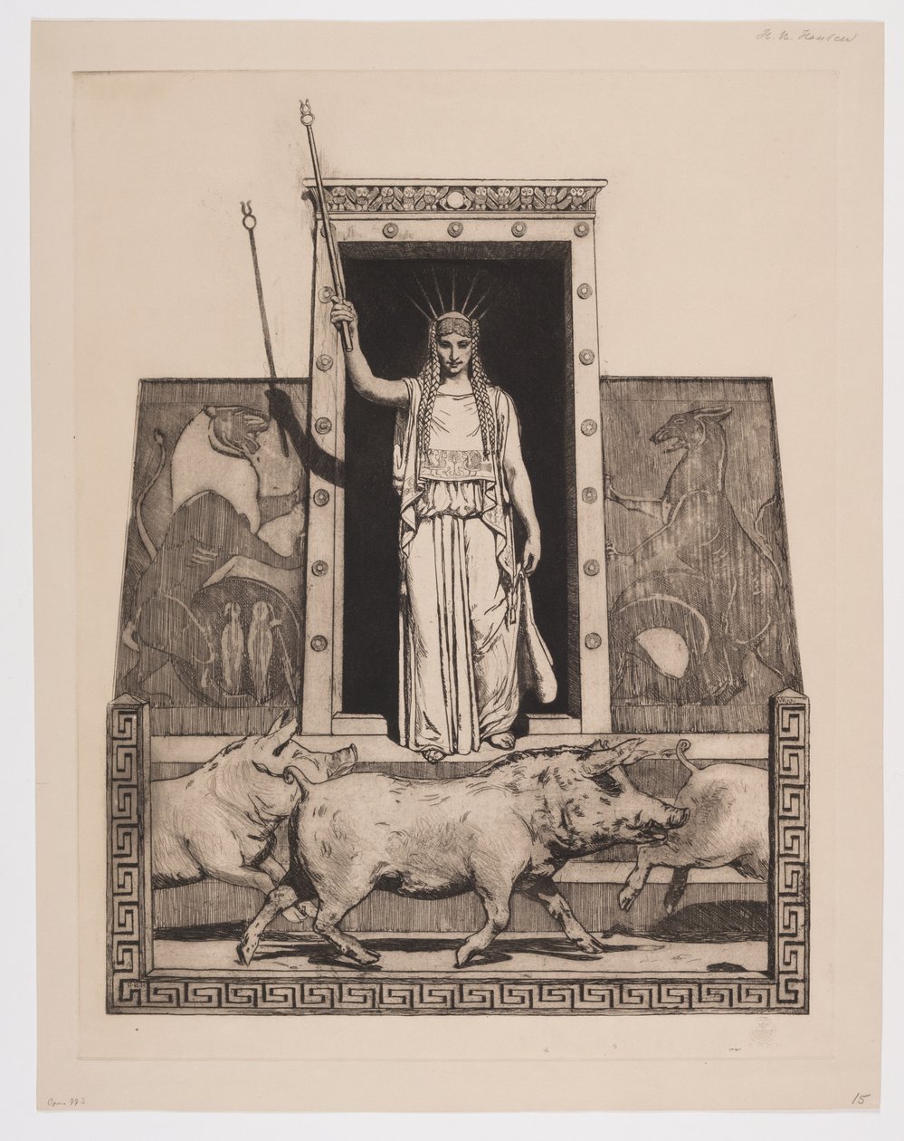 Circe verwandelt Odysseus