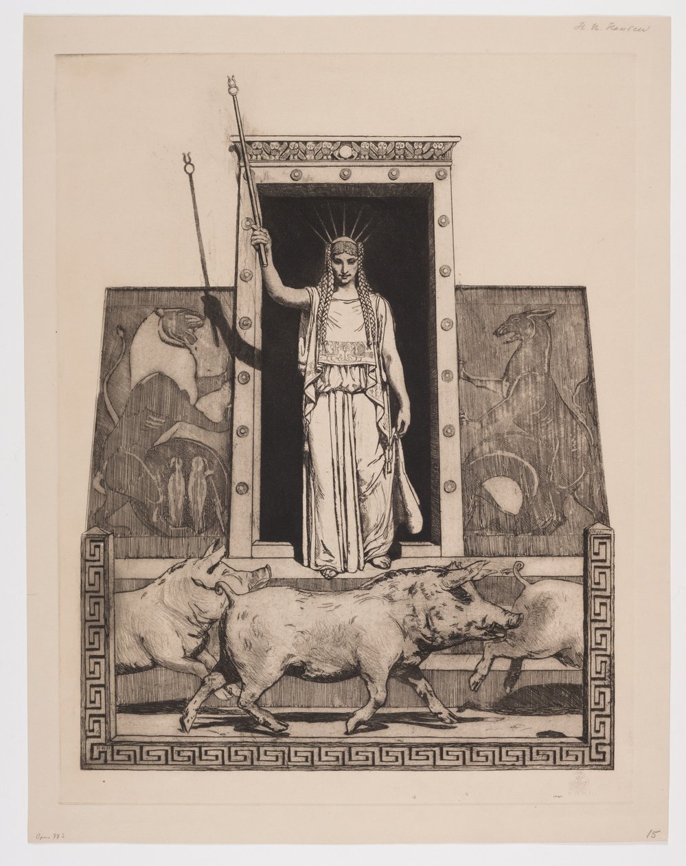 Circe verwandelt Odysseus