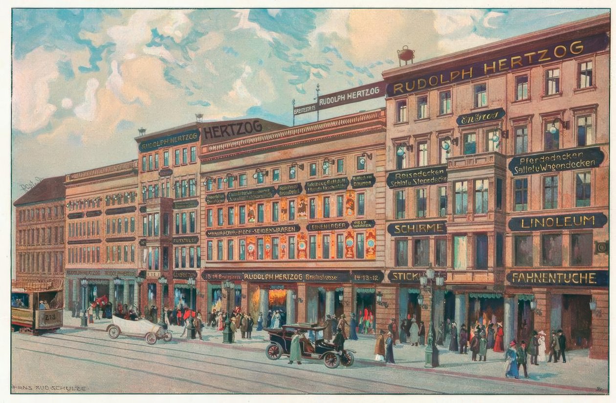 Rudolph Hertzog, Berlin C. Front Breite Straße von Hans Rudolf Schulze