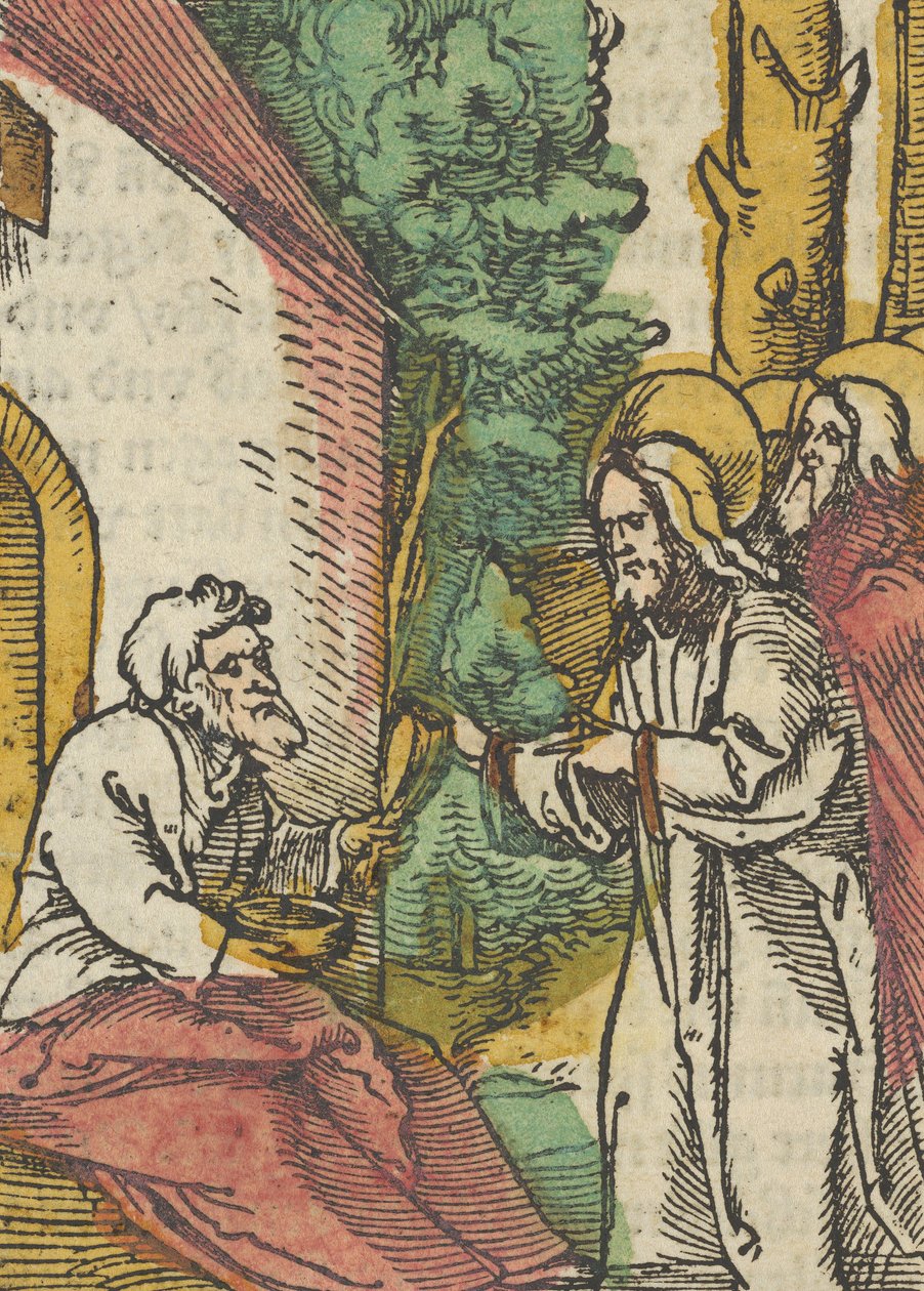 Christus heilt den Aussätzigen, aus Das Plenarium von Hans Schäufelein the Elder