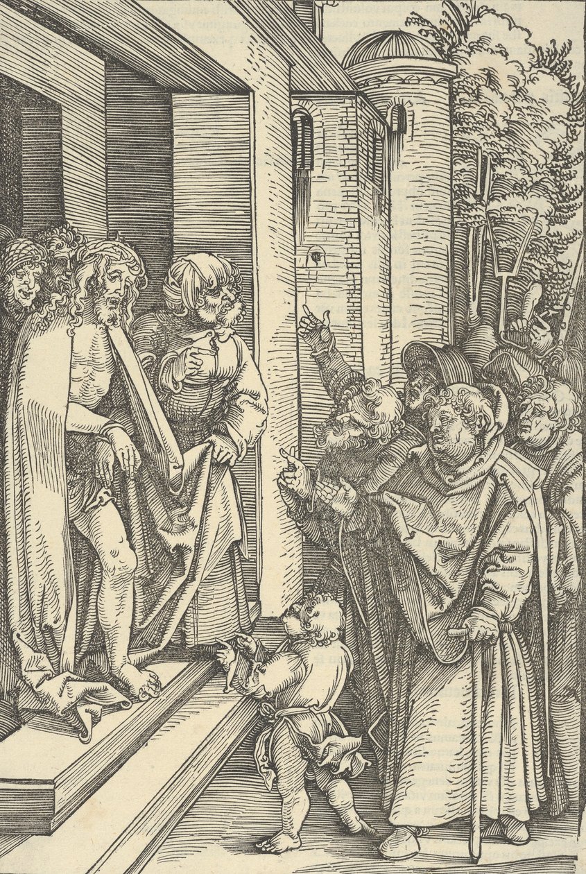 Ecce Homo, aus Speculum passionis domini nostri Ihesu Christi, 1507 von Hans Schäufelein the Elder