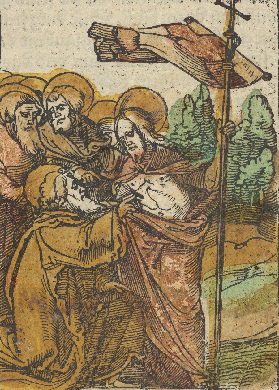 Der ungläubige Thomas, aus Das Plenarium von Hans Schäufelein the Elder