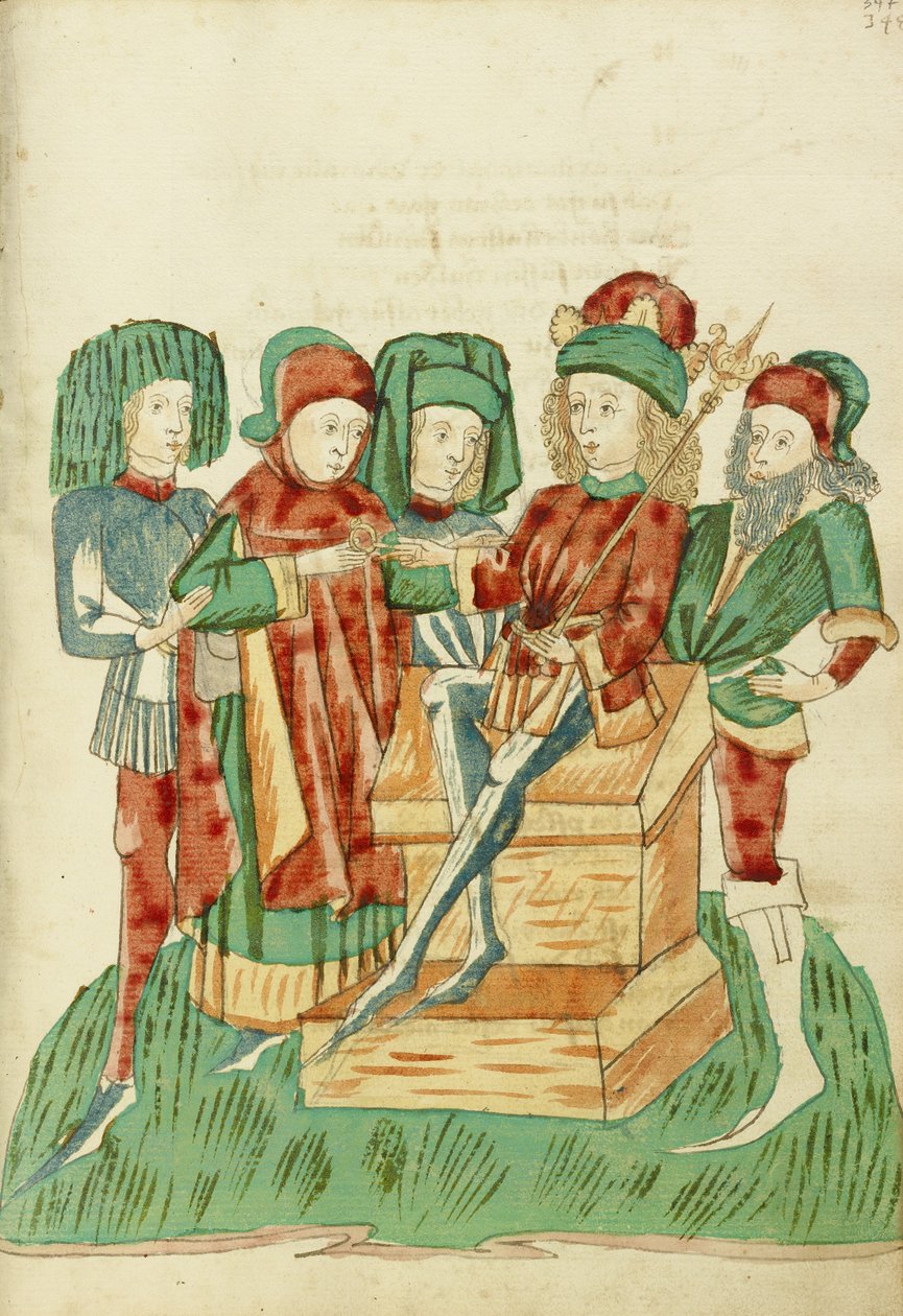 Barochias wird als König gekrönt und erhält den königlichen Ring von Hans Schilling