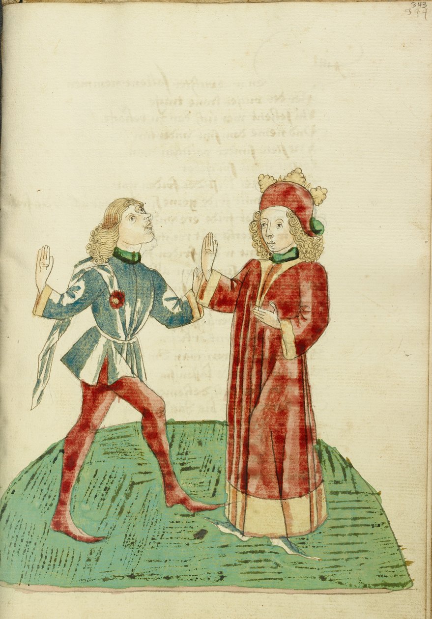 König Josaphat wählt Barochias als seinen Nachfolger von Hans Schilling