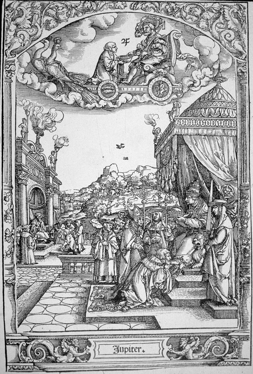 Der Planet Jupiter von Hans Sebald (School of) Beham
