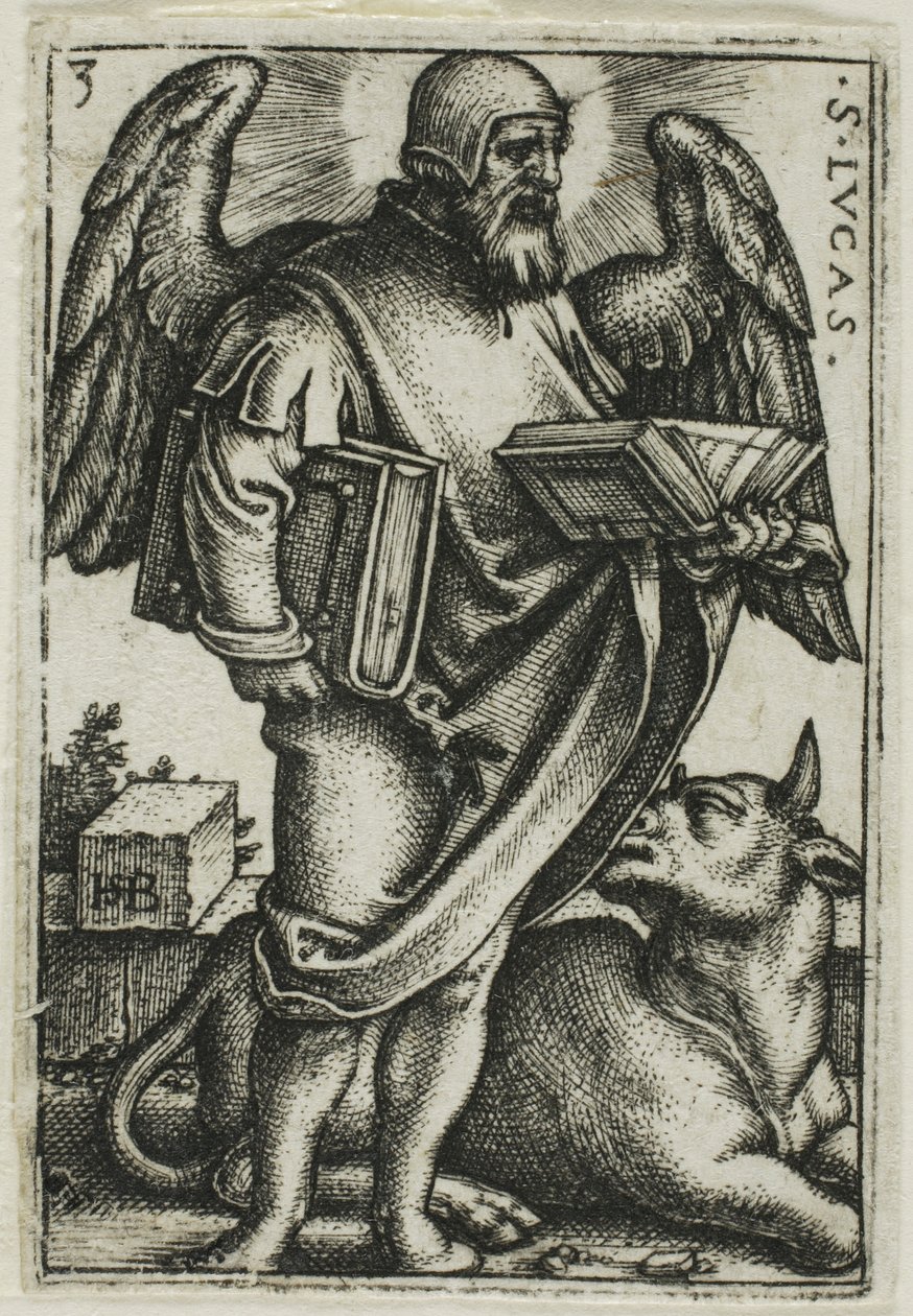 St. Lukas, aus Die vier Evangelisten von Hans Sebald Beham