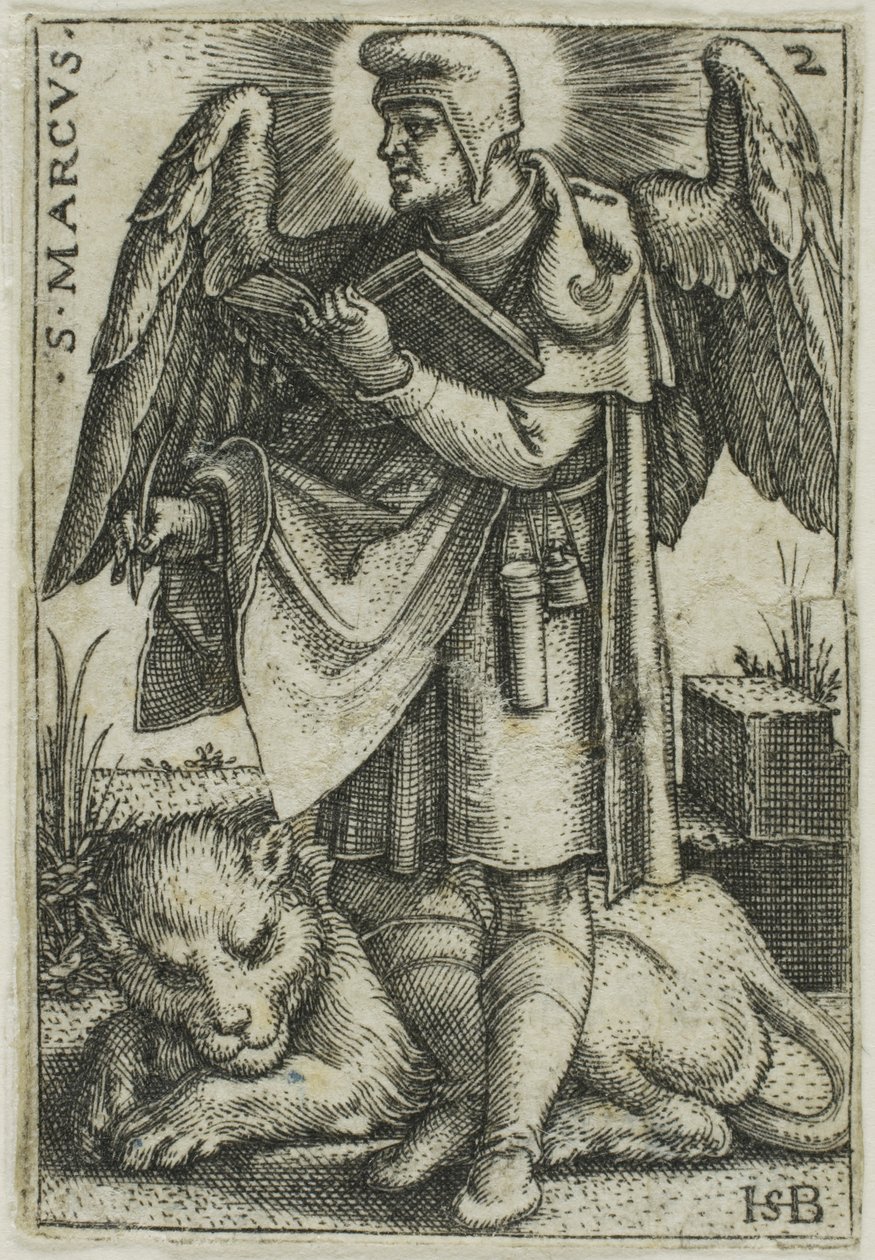 Der heilige Markus, aus Die vier Evangelisten von Hans Sebald Beham