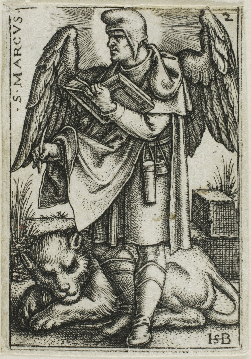 St. Markus, aus Die vier Evangelisten von Hans Sebald Beham
