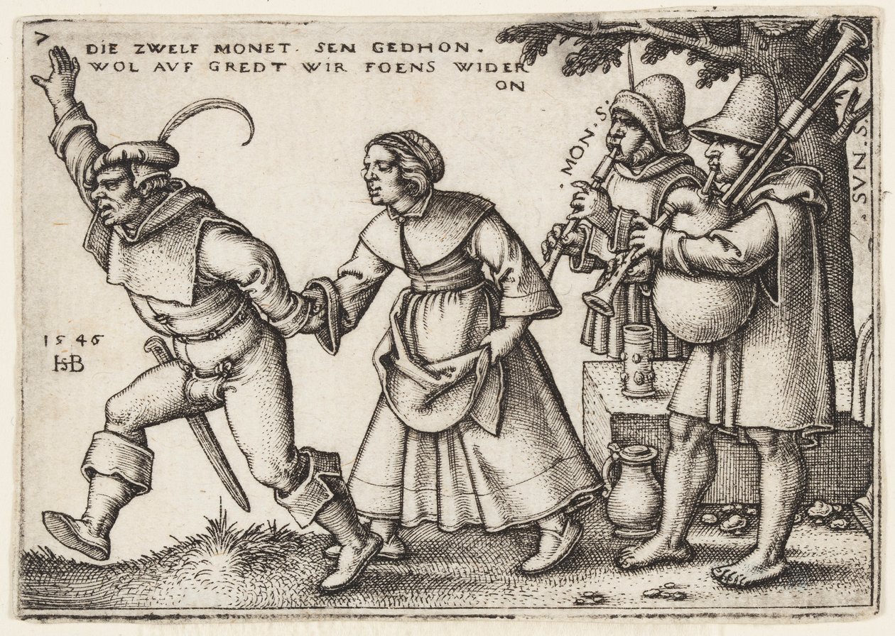 Das Jahresende von Hans Sebald Beham