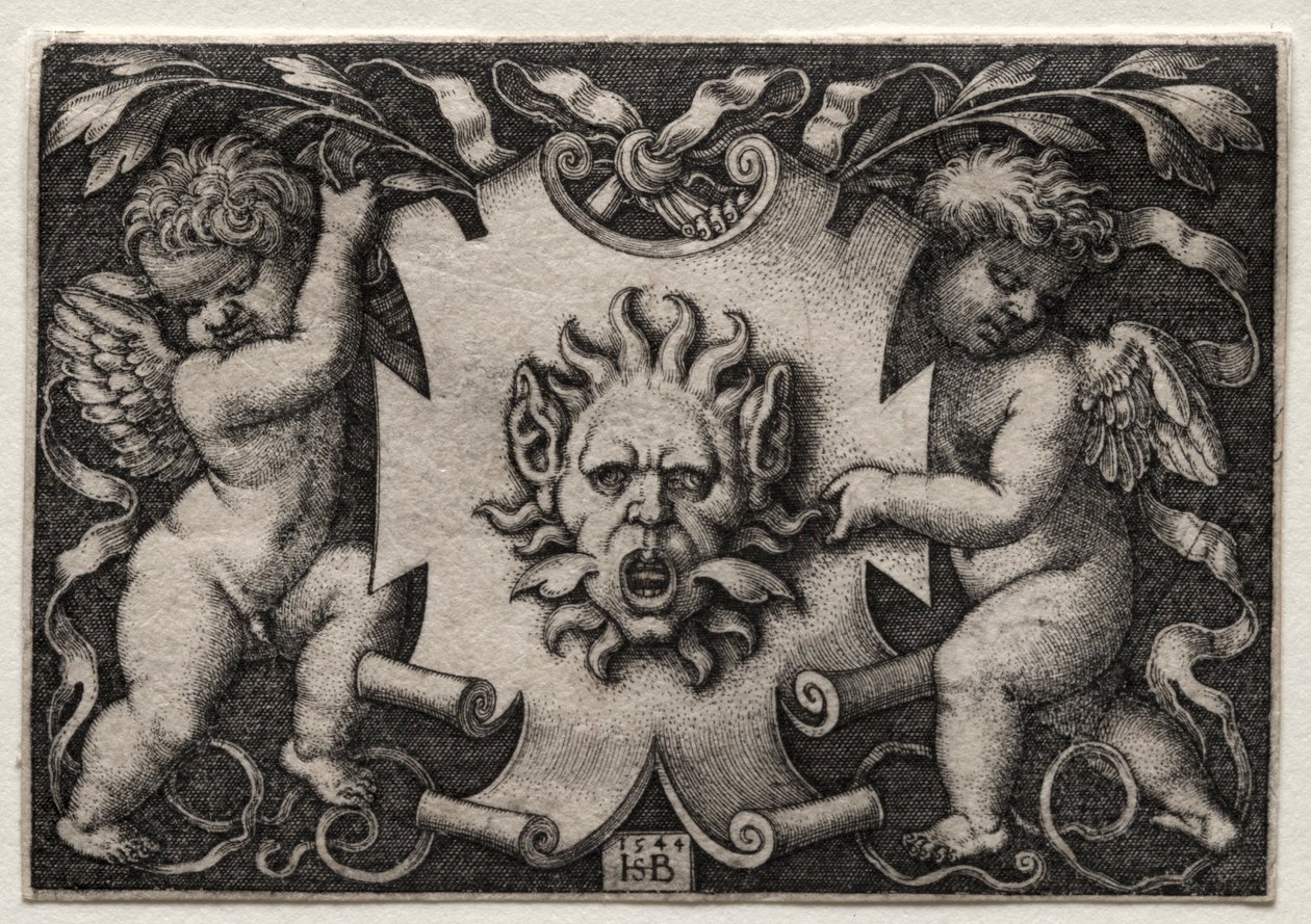 Vignette au Mascaron von Hans Sebald Beham