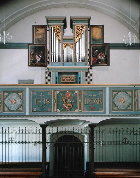 Orgel im Kreuzgang, ca. 1641 von Hans Sichelbein Sichelbein