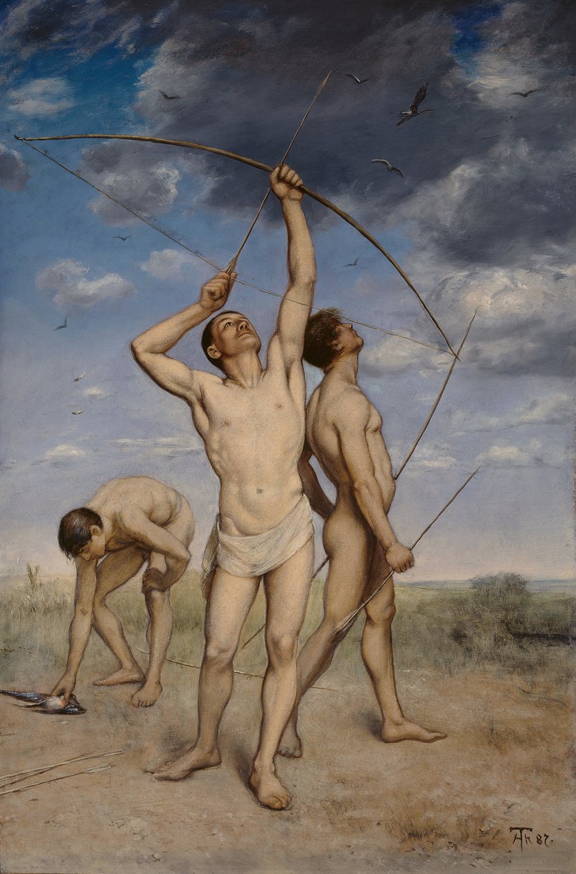 Bogenschützen von Hans Thoma