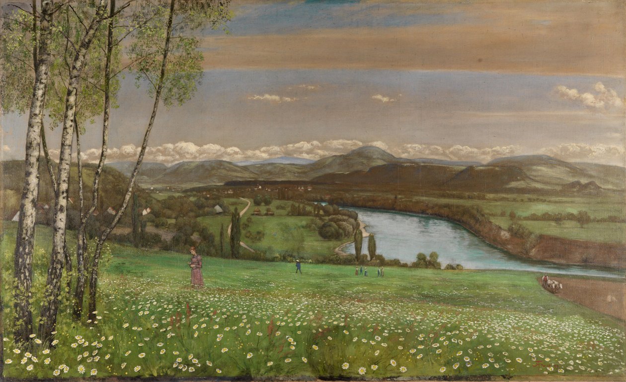 Das Rheintal bei Säckingen von Hans Thoma