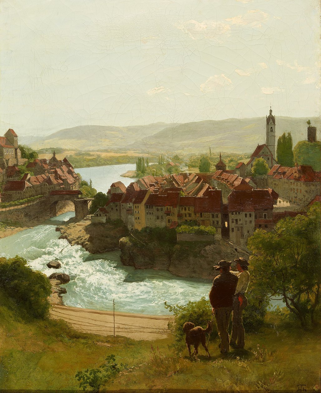 Der Rhein bei Laufenburg von Hans Thoma