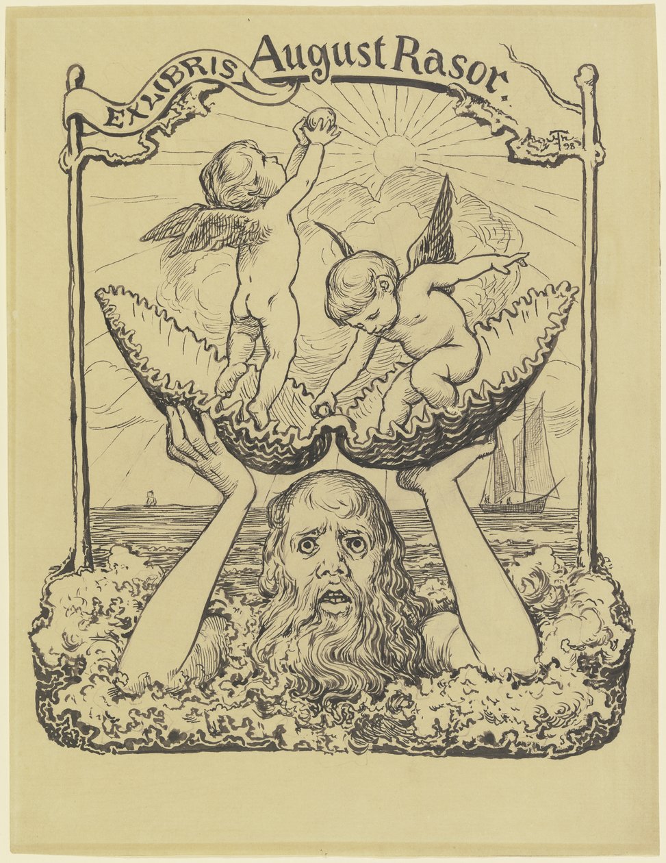 Ex libris August Rasor von Hans Thoma